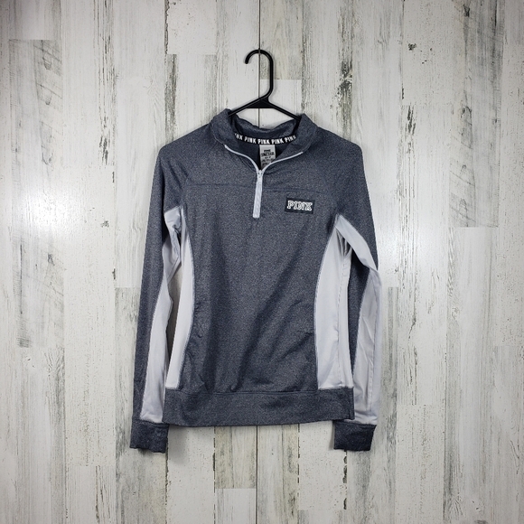 Pink Victoria's secret VS ultimate quarter zip active wear shirt/jacket XS - Picture 1 of 8